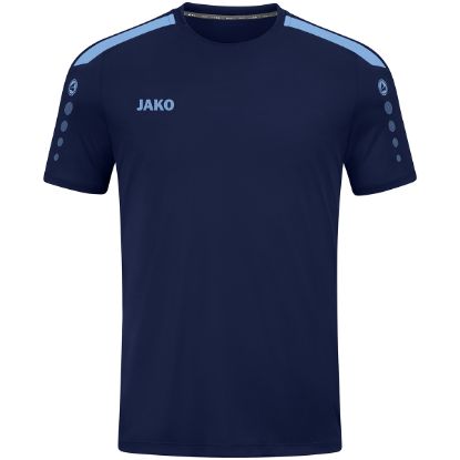 Afbeeldingen van Shirt Power KM marine/hemelsblauw