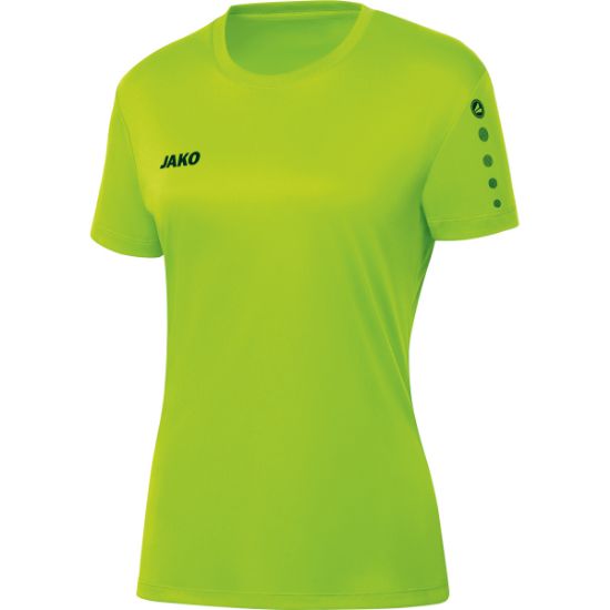 Afbeeldingen van Shirt Team KM damesmaten fluogroen