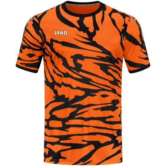 Afbeeldingen van Shirt Animal KM fluo oranje/zwart