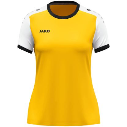 Afbeeldingen van Shirt Dynamic KM damesmaten geel/wit/zwart