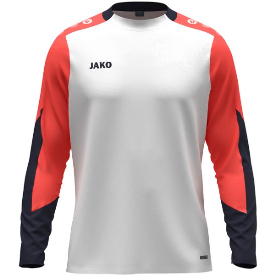 Afbeeldingen van Longsleeve Dynamic wit/koraal/marine