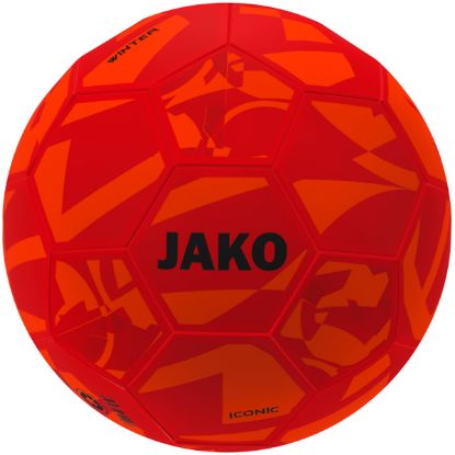 Afbeeldingen van Winterbal Iconic oranje/rood/zwart